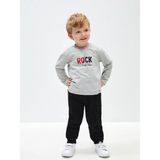 LC Waikiki Lcw Baby Siyah Beli Lastikli Basic Erkek Bebek Jogger Eşofman Altı