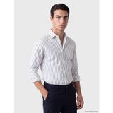 LC Waikiki LCW BUSINESS Lacivert Slim Fit Çizgili Erkek Gömlek