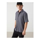 LC Waikiki LCW Casual Rahat Kalıp Müslin Erkek Gömlek