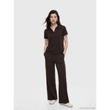 LC Waikiki Lcw Comfort Kahverengi Beli Lastikli Soft Touch Kadın Eşofman Altı - 3XL