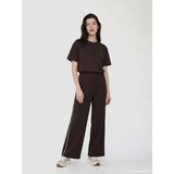 LC Waikiki Lcw Comfort Kahverengi Beli Lastikli Soft Touch Kadın Eşofman Altı - Dark Brown - XL