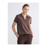LC Waikiki LCW Comfort Polo Yaka Kadın Tişört