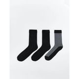 LC Waikiki Lcw Desenli Erkek Soket Çorap 3 Lü (W5) - 43 - 45 - Black