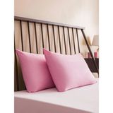 LC Waikiki Lcw Eco Pembe Düz Yastık Kılıfı 2'li 50 x 70 cm - 50x70