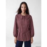 LC Waikiki LCW EVERYDAY Bordo Ekose Modal Karışımlı Kadın Gömlek Tunik