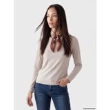 LC Waikiki LCW EVERYDAY Gri Bisiklet Yaka Kadın Body