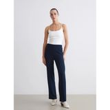 LC Waikiki Lcw Everyday Lacivert Beli Lastikli Dokulu Kadın Eşofman Altı - 2XL