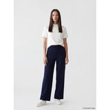 LC Waikiki Lcw Everyday Lacivert Beli Lastikli Soft Touch Kadın Eşofman Altı - 2XL