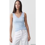 LC Waikiki LCW EVERYDAY Mavi V Yaka Dantel Detaylı Bluz