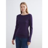 LC Waikiki LCW EVERYDAY Mor Bisiklet Yaka Kadın Body