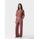 LC Waikiki Lcw Everyday Pembe Beli Lastikli Soft Touch Kadın Eşofman Altı - 2XL