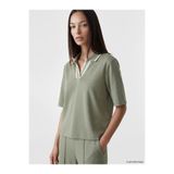 LC Waikiki LCW EVERYDAY Polo Yaka Soft Touch Kadın Tişört