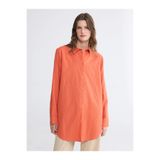 LC Waikiki LCW EVERYDAY Turuncu Regular Fit Kadın Gömlek Tunik
