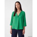 LC Waikiki LCW EVERYDAY Yeşil V Yaka Bluz