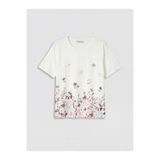 LC Waikiki LCW GraceEkru Bisiklet Yaka Çiçekli Bluz