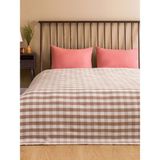 LC Waikiki Lcw Home Bej Ekose Desenli Çift Kişilik Pike 200 x 230 cm - Çok Renkli - 200x230 Cm