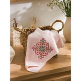 LC Waikiki Lcw Home Çiçek Nakışlı Yüz Havlusu 50 x 80 cm - Pembe - 50 x 80 cm