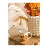 LC Waikiki LCW HOME Kahverengi Baskılı Porselen Kupa 360 Ml