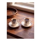 LC Waikiki LCW HOME Karışık Ayı Teddy Baskılı 2 Kişilik Kahve Fincan Takımı 95 Ml