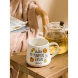 LC Waikiki Lcw Home Karışık Bal Kabağı Baskılı Seramik Kupa - Karışık İşleme - 475 ml