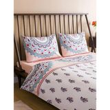 LC Waikiki Lcw Home Karışık Desenli Pamuklu Çift Kişilik Nevresim Takımı 200 x 220 - 200 x 220 cm - Renkli