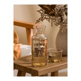 LC Waikiki LCW HOME Karışık Fiyonk Baskılı Cam Baş Ucu Sürahisi 700 Ml