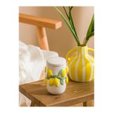 LC Waikiki LCW HOME Karışık Limon Figürlü Seramik Saklama Kabı 15 Cm