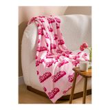 LC Waikiki LCW HOME Pembe Baskılı Barbie Baskılı Tv Battaniyesi 100x150 Cm