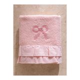 LC Waikiki LCW HOME Pembe Fiyonk Nakışlı Yüz Havlusu 50x80 Cm