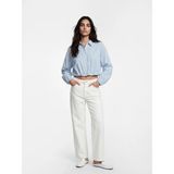 LC Waikiki LCW Jeans Bej Straight Fit Kadın Jean Pantolon
