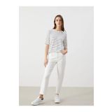 LC Waikiki LCW Jeans Beyaz Straight Fit Kadın Jean Pantolon
