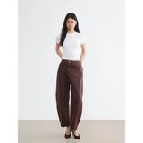 LC Waikiki Lcw Jeans Bordo Barrel Fit Kadın Jean Pantolon