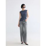 LC Waikiki Lcw Jeans Gri Straight Fit Kadın Jean Pantolon