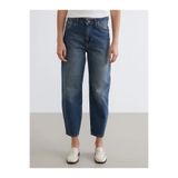 LC Waikiki LCW Jeans Indigo Barrel Fit Kadın Jean Pantolon