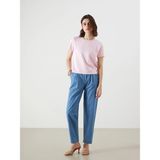 LC Waikiki Lcw Jeans Indigo Beli Lastikli Carrot Fit Kadın Jean Pantolon