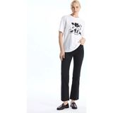 LC Waikiki Lcw Jeans Siyah Crop Flare Kadın Jean Pantolon