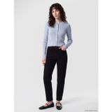 LC Waikiki LCW Jeans Siyah Petite Mom Fit Kadın Jean Pantolon