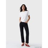 LC Waikiki LCW Jeans Siyah Yüksek Bel Crop Flare Kadın Jean Pantolon