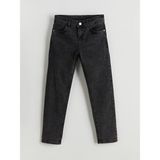 LC Waikiki Lcw Kids Antrasit Beli Ayarlanabilir Lastikli Erkek Çocuk Jean Pantolon