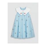 LC Waikiki LCW Kids Bebe Yaka Nakışlı Kız Çocuk Prenses Elbisesi