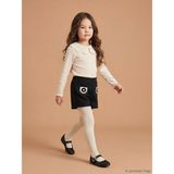 LC Waikiki Lcw Kids Bej Bebe Yaka Kız Çocuk Bluz Şort ve Külotlu Çorap - 2 - 3 Yaş