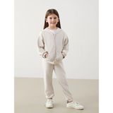 LC Waikiki Lcw Kids Bej Beli Lastikli Kız Çocuk Eşofman Altı - 9 - 12 Ay