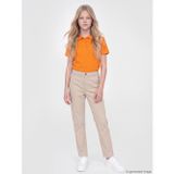 LC Waikiki LCW Kids Bej Regular Fit Kız Çocuk Gabardin Pantolon