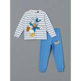 LC Waikiki Lcw Kids Beyaz Bisiklet Yaka Donald Duck Baskılı Erkek Çocuk Pijama Takım - 3 - 4 Yaş