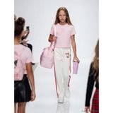 LC Waikiki Lcw Kids Beyaz Hello Kitty Baskılı Kız Çocuk Soft Touch Eşofman Altı