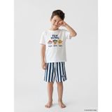 LC Waikiki Lcw Kids Beyaz Paw Patrol Baskılı Erkek Çocuk Şortlu Pijama Takımı - 5 - 6 Yaş
