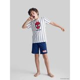 LC Waikiki Lcw Kids Beyaz Spider-Man Baskılı Erkek Çocuk Şortlu Şortlu Pijama Takımı - 12 - 13 Yaş