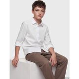 LC Waikiki LCW Kids Beyaz Uzun Kollu Erkek Çocuk Gömlek