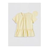 LC Waikiki LCW Kids Bisiklet Yaka Fırfırlı Kız Çocuk Müslin Bluz