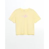 LC Waikiki Lcw Kids Bisiklet Yaka Kız Çocuk Tişört - 9 - 10 Yaş - Dropsuz - Pastel